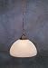 Toltec Lighting - Harvest with Rosetta Pumpkin Glass Pendant 52317J-BRZ