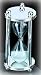 Silver Plated Sand Timer, 5 Minutes