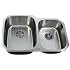 Kraus 32 inches Undermount 60/40 Double Bowl 18 gauge Stainless Steel Kitchen Sink