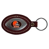 Cleveland Browns NFL Football Key Tag (Leather)