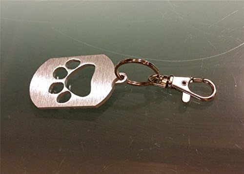 PAW PRINT METAL Keychain