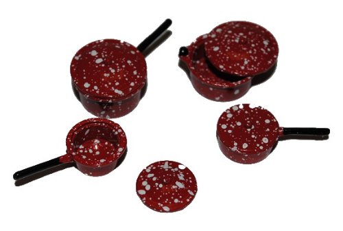 Topf Tiegel Pfanne Topfset mit Deckel 8 tlg. 