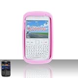 Blackberry Bold 9700 Onyx Soft Silicone Rubber Phone Cover Case Pink