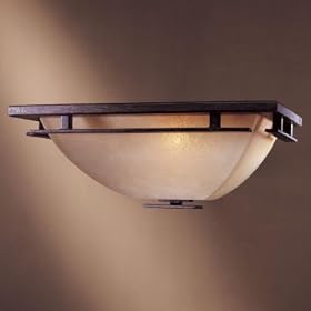 Single-Light Sconce with Scavo Glass by Minka