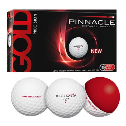 2010 Pinnacle GOLD PRECISION 15 Golf Balls YELLOW 