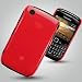 COVERS CASES 8520 CURVE BLACKBERRY RED TRANSPARENT BACK COVER CASE AND SCREEN PROTECTOR Accessories for mobile phones by Oliviasphones
