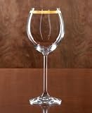 Charter Club Grand Buffet Gold Wine Glass by Charter Club