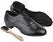 Very Fine Men's Salsa Ballroom Tango Latin Dance Shoes C2503 Bundle with Shoe Wire Brush Heel 1
