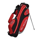 North Carolina State Wolfpack Golf Bag with Stand