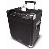 Ion IPA03-BLACK Block Rocker Portable PA System for iPod Professional Quality Microphone Included in Black