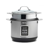 Aroma Gourmet Rice and Pasta Cooker - Stainless Steel