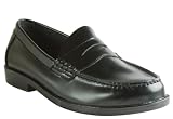 Boy's Bass WALTON-Y Penny Classic Loafers BLACK 6 M