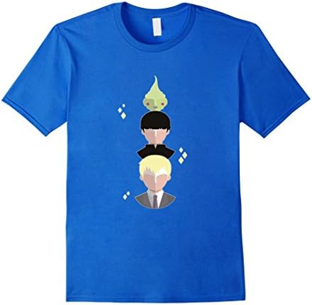 Men's The Master Pupil Mob Psycho 100 T-shirt Small Royal Blue