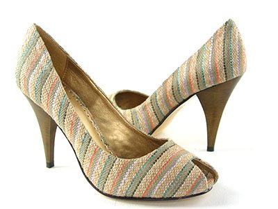 Wedding Shoes: Charles David Magnify in Blue Combo-Charles by Charles David Wedding Shoes-Charles by Charles David Wedding Shoes: Charles David Magnify in Blue Combo-Pump Wedding Shoes