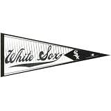 Chicago White Sox - Logo Collage 12 X 30 Pennant MLB Pro Baseball by Old Glory
