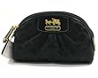NEW AUTHENTIC COACH MADISON OP ART LARGE COSMETIC CASE 41990 (Black)