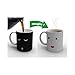 Magic Morning Mug Coffee Tea Hot Cocoa Mother's Father's Day Birthday Anniversary Gift Heat Sensitive Unique Color Changing Cup Hot Beverages Novelty Gift