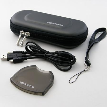 Key Essentials Pack 5-pcs. accessory set for PSP bag+USB-cable+game case+spare button+wrist