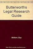 Butterworths legal research guide