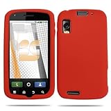 Motorola Atrix 4G Gel Skin Case - Red