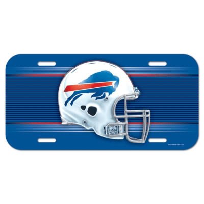 Buffalo Bills Plastic License Plate