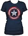 Search : Juniors' Marvel Comics Captain America Shield T-shirt
