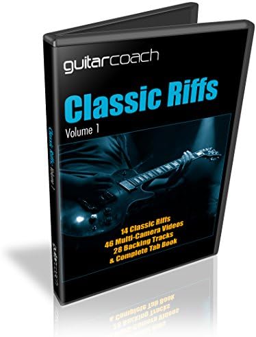 GuitarCoach Classic Riffs: Volume 1 - Learn and Master 14 Popular Guitar Riffs - Detailed Step By Step Video Lessons with Full Tabs and Backing Tracks