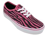Vans Womens VANS AUTHENTIC (ZEBRA GLITTER) SKATE SHOES
