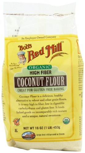 Bob's Red Mill Organic Coconut Flour, 16-Ounce Units (Pack of 4) by Coconut