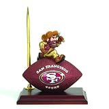 6.5" NFL San Francisco 49ers Football Clock and Pen Office Desk Set