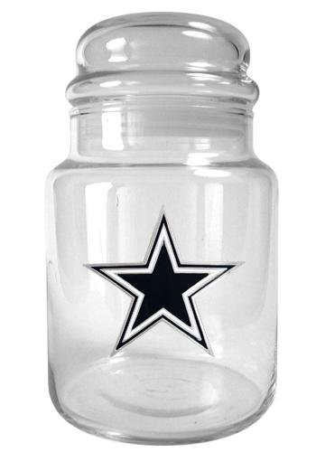 NFL Dallas Cowboys 31-Ounce Glass Candy Jar - Primary Logo
