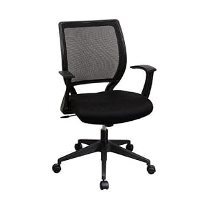 Office Star Work Smart Mesh Back Desk Chairs with Arms EM51022N-3 by Office Star