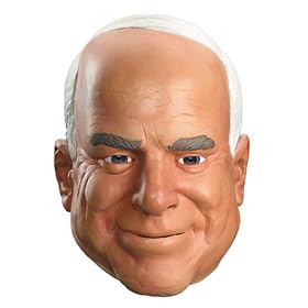 Republican Presidential Candidate John McCain Full Vinyl Mask