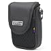 Trixes Black Soft Universal Compact Digital Camera Case Bag