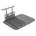 Umbra UDRY Rack and Microfiber Dish Drying Mat, Charcoal