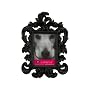 Wanted Photoframe Kitsch Polyresin Black