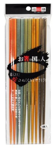 五彩わじま箸 5膳入