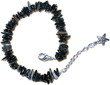 Adjustable Shell Anklet with Starfish Charm