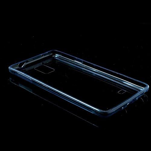 JUJEO TPU Edge + Crystal Acrylic Back Hybrid Shell Case for Samsung Galaxy Note 4 N910 - Blue - Non-Retail Packaging - Blue