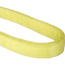 Mazzella EN4 Nylon Web Sling, Endless, Yellow, 4 Ply, Vertical Load Capacity