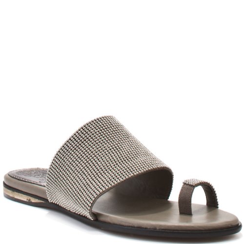 Vince Camuto Women's Athens Thong Sandal,Pewter,7.5 M US