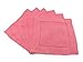 12 CleverDelights Pink Hemstitch Cocktail Napkins - 6