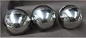 Heissner 3 x 15cm Floating Stainless Steel Sphere Pond Or Garden Decorative Ornament