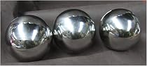 Heissner 3 x 15cm Floating Stainless Steel Sphere Pond Or Garden Decorative Ornament