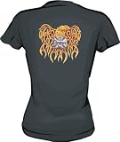 US Choppers Flaming Eagle Logo Women's Tee Shirt in 6 Colors Small thru XXL