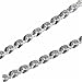 14Kt White Gold Diamond-Cut Paillettes Chain
