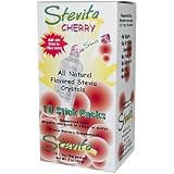 Stevia Crystals, Cherry Flavored, 10 Sticks Packs (6g .2 oz)