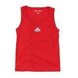 Antigua Ohio State Women's Debut Rib Tank Top (Small, Dark Red)