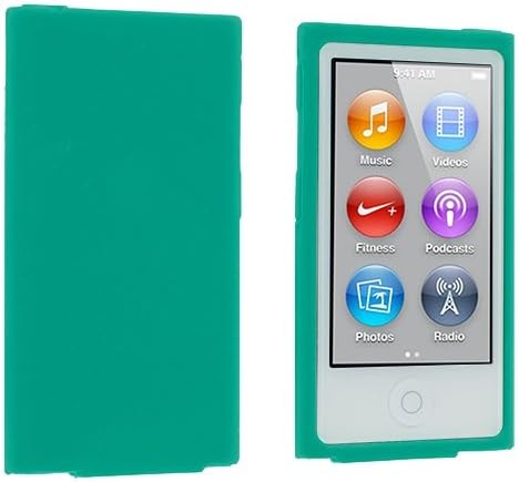 ANiceSeller(TM) Color Silicone Soft Rubber Gel Skin Case Cover for iPod Nano 7th Generation 7G 7 (Teal)
