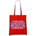 Hugs Not Drugs Organic Fashion Tote